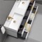Double Floating Bathroom Vanity, Modern, 56